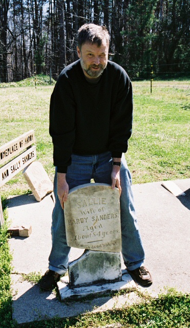 Sallie's gravestone