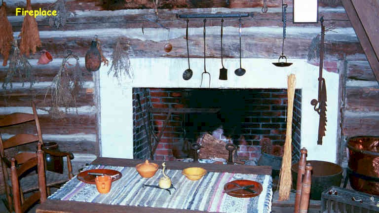 Sanders Cabin Fireplace